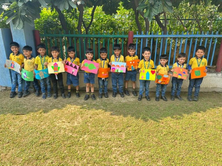 FRIENDLY SHAPES COLLAGE MAKING ACTIVITY DPS Greater Faridabad (14)