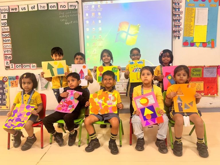 FRIENDLY SHAPES COLLAGE MAKING ACTIVITY DPS Greater Faridabad (5)