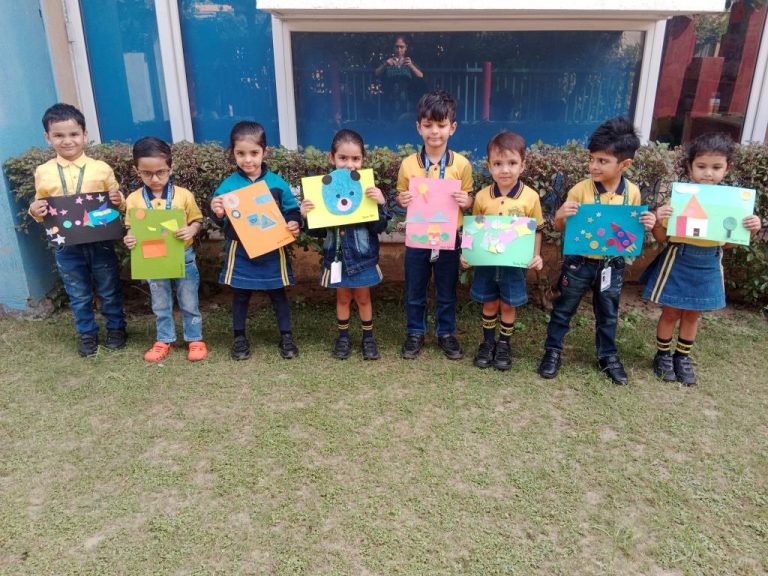 FRIENDLY SHAPES COLLAGE MAKING ACTIVITY DPS Greater Faridabad (9)