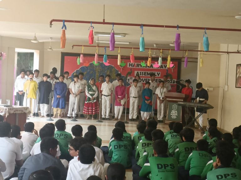 Haryana Day Assembly - DPS Greater Faridabad (18)